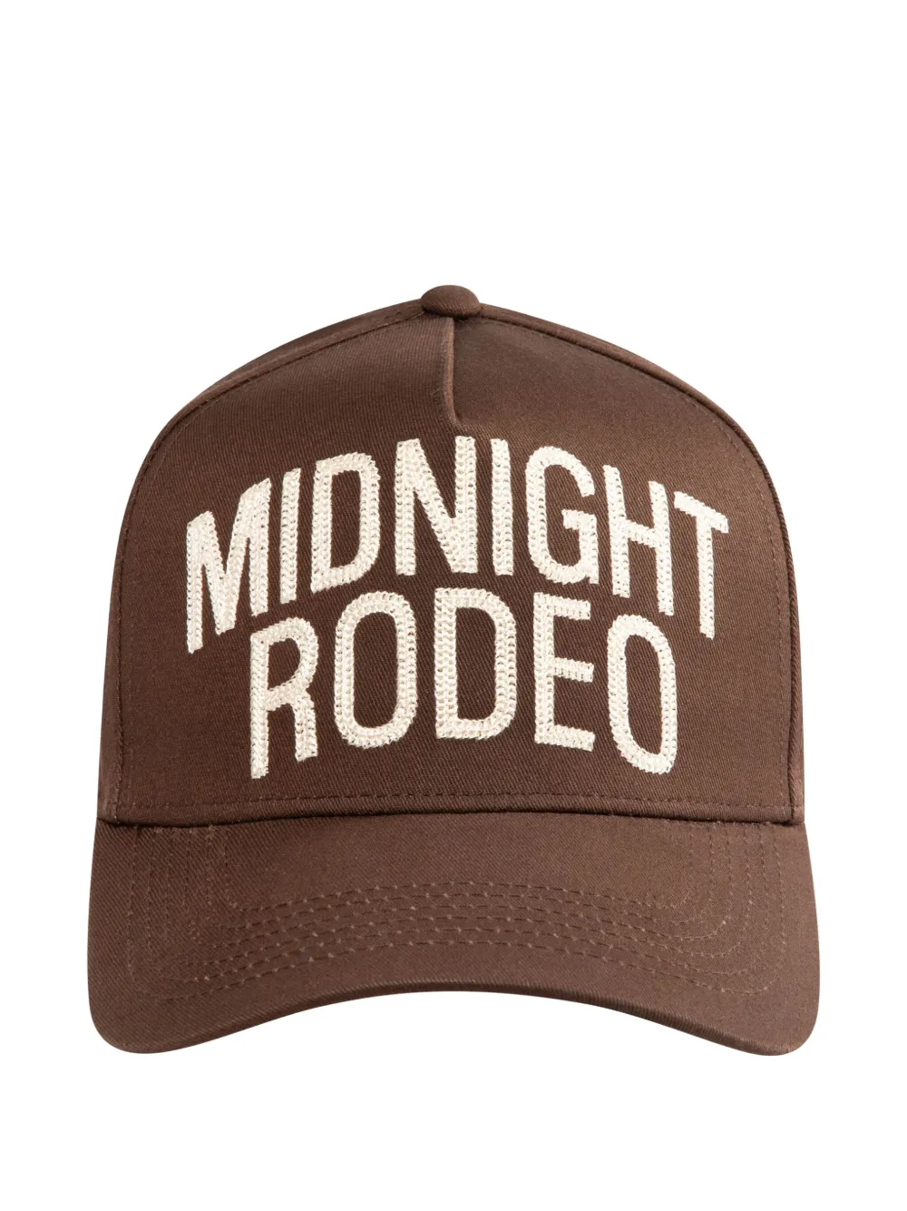 Midnight Rodeo Chainstitch Trucker Hat In Brown