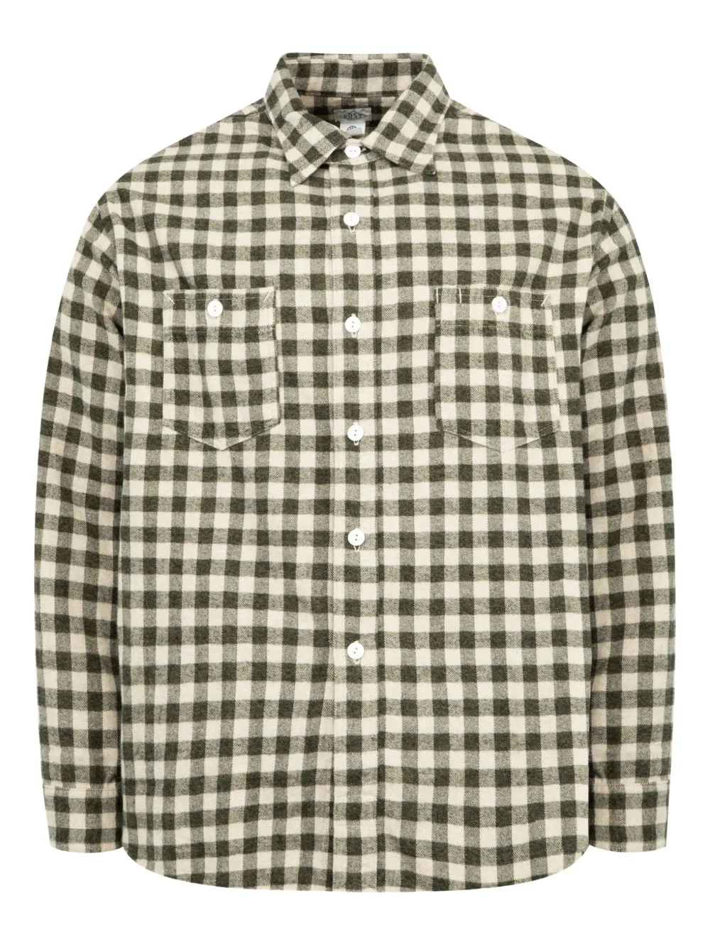 Post O'alls St Louis checked shirt | Grey | Image 1