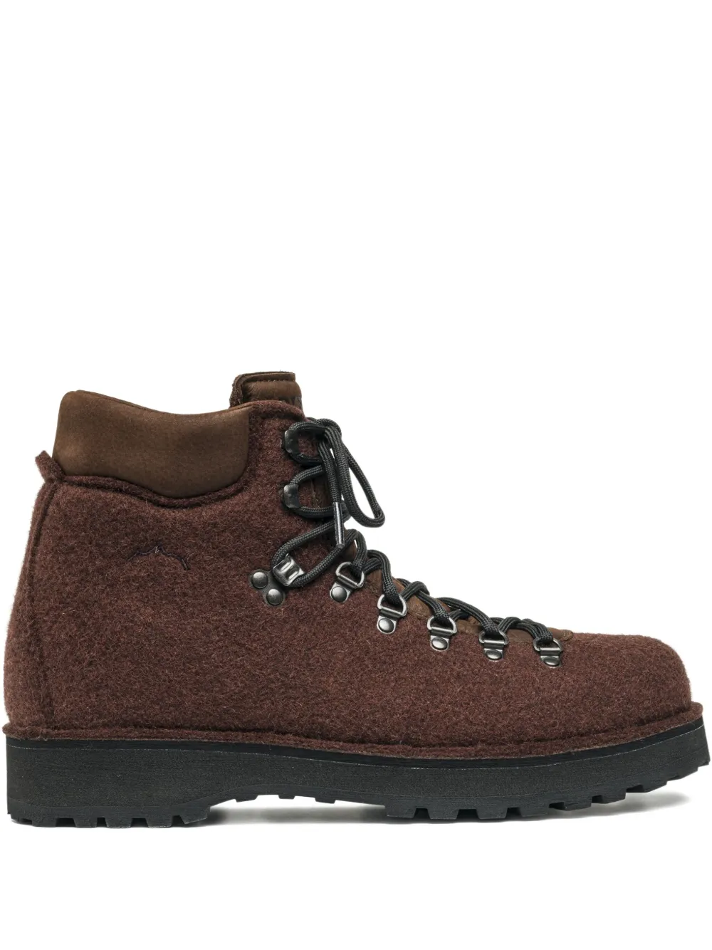 Diemme felt lace-up boots | Brown | Image 1