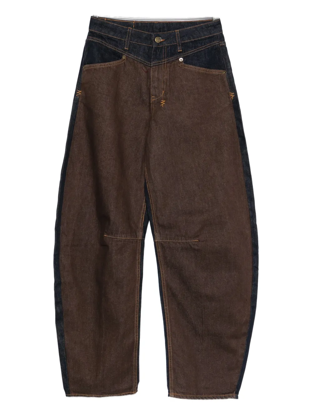 Ksubi Barrel Jeans In Brown