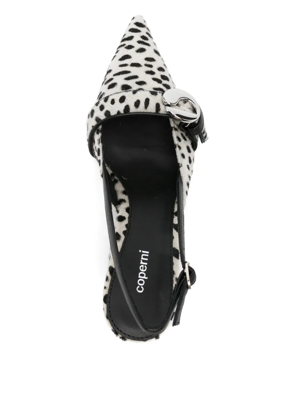 Coperni 65mm Slingback Pumps In White