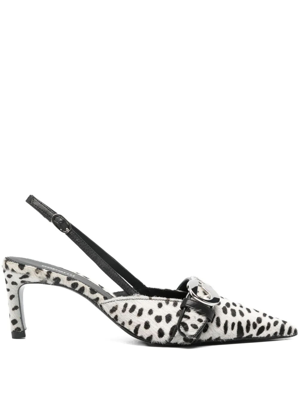 Coperni 65mm Slingback Pumps In White
