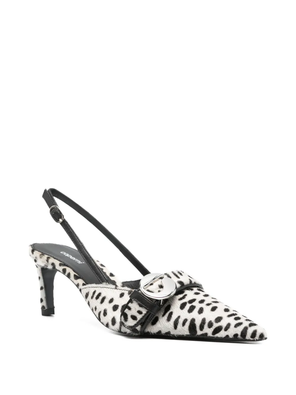 Coperni 65mm Slingback Pumps In White