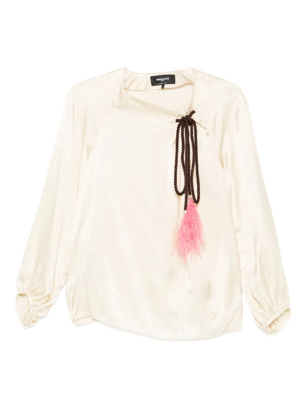 Rochas corddetail blouse | Neutrals | Image 1