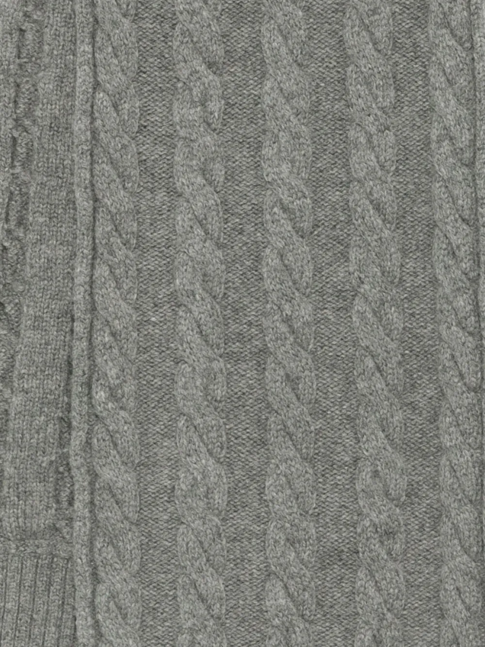 Charles Jeffrey Loverboy Kabelgebreide sjaal Grijs