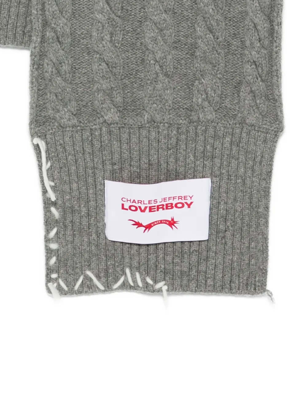 Charles Jeffrey Loverboy écharpe en maille torsadée | Homme | Image 2