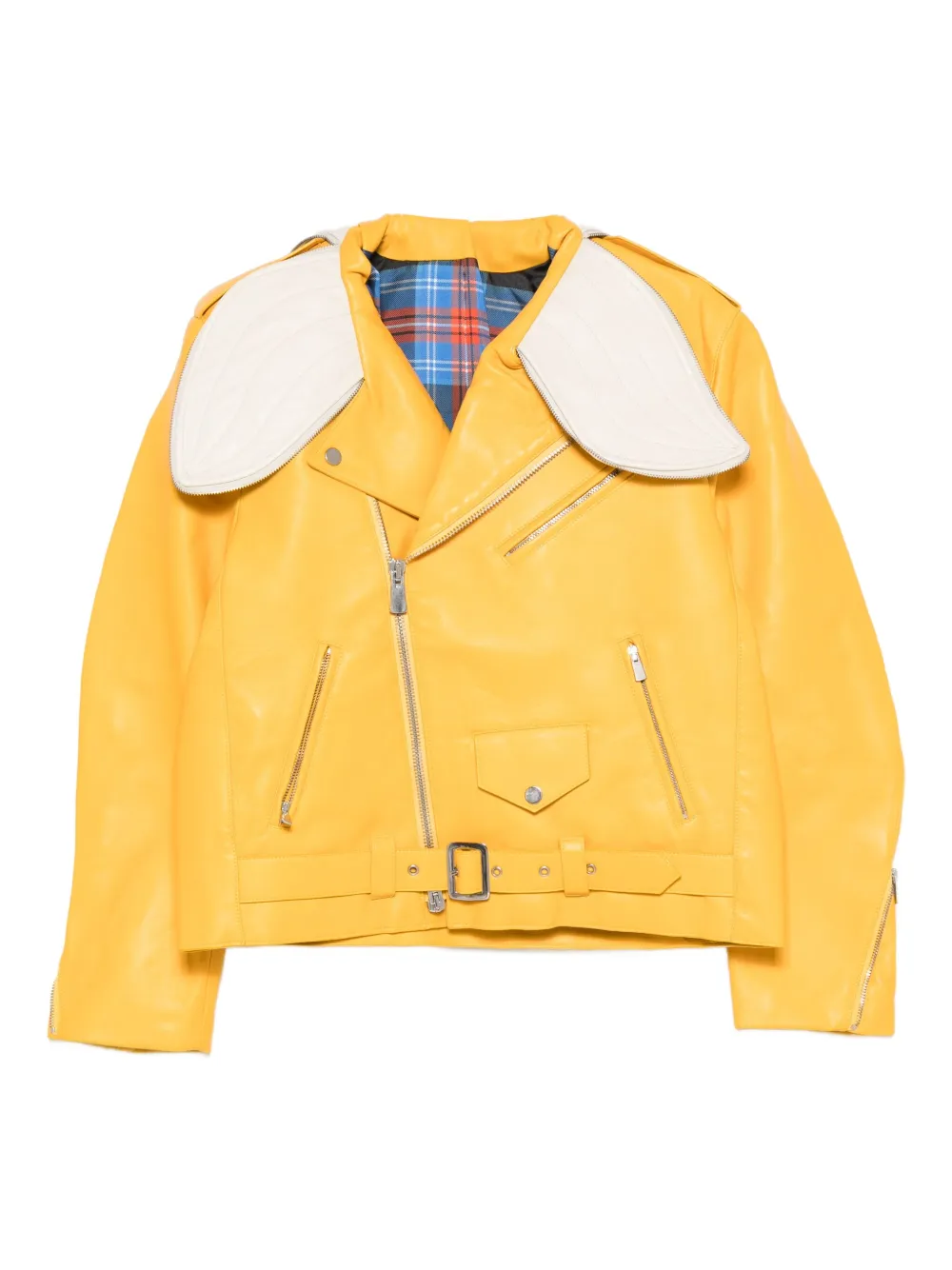Charles Jeffrey Loverboy Banana biker jacket | Yellow | Image 1