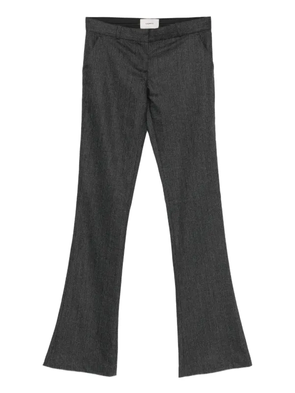 Coperni Checked Trousers in Black