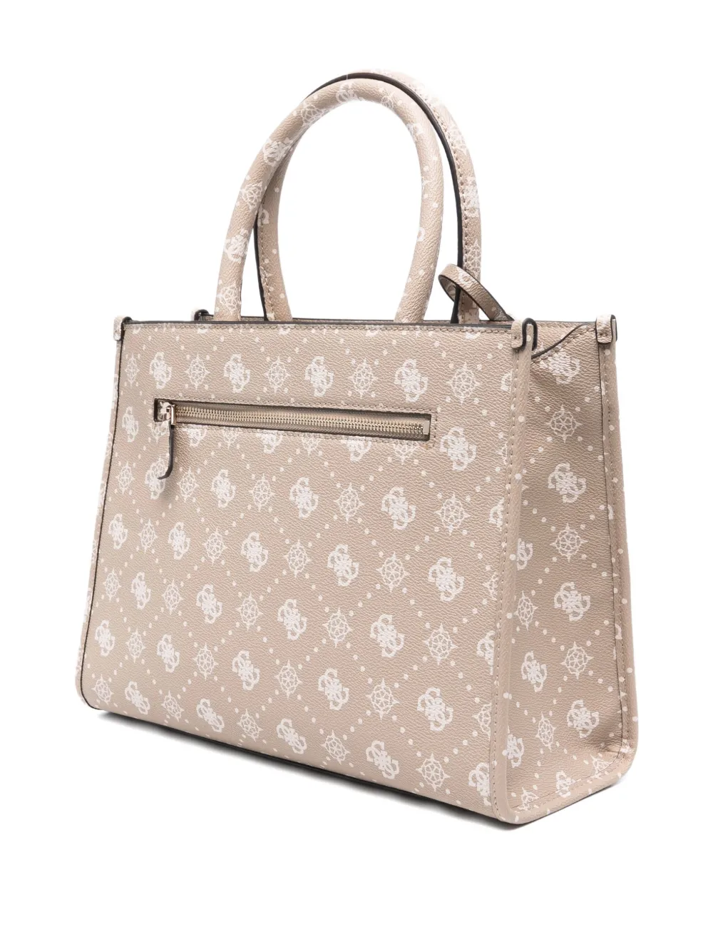 GUESS USA monogram-pattern tote bag - Beige