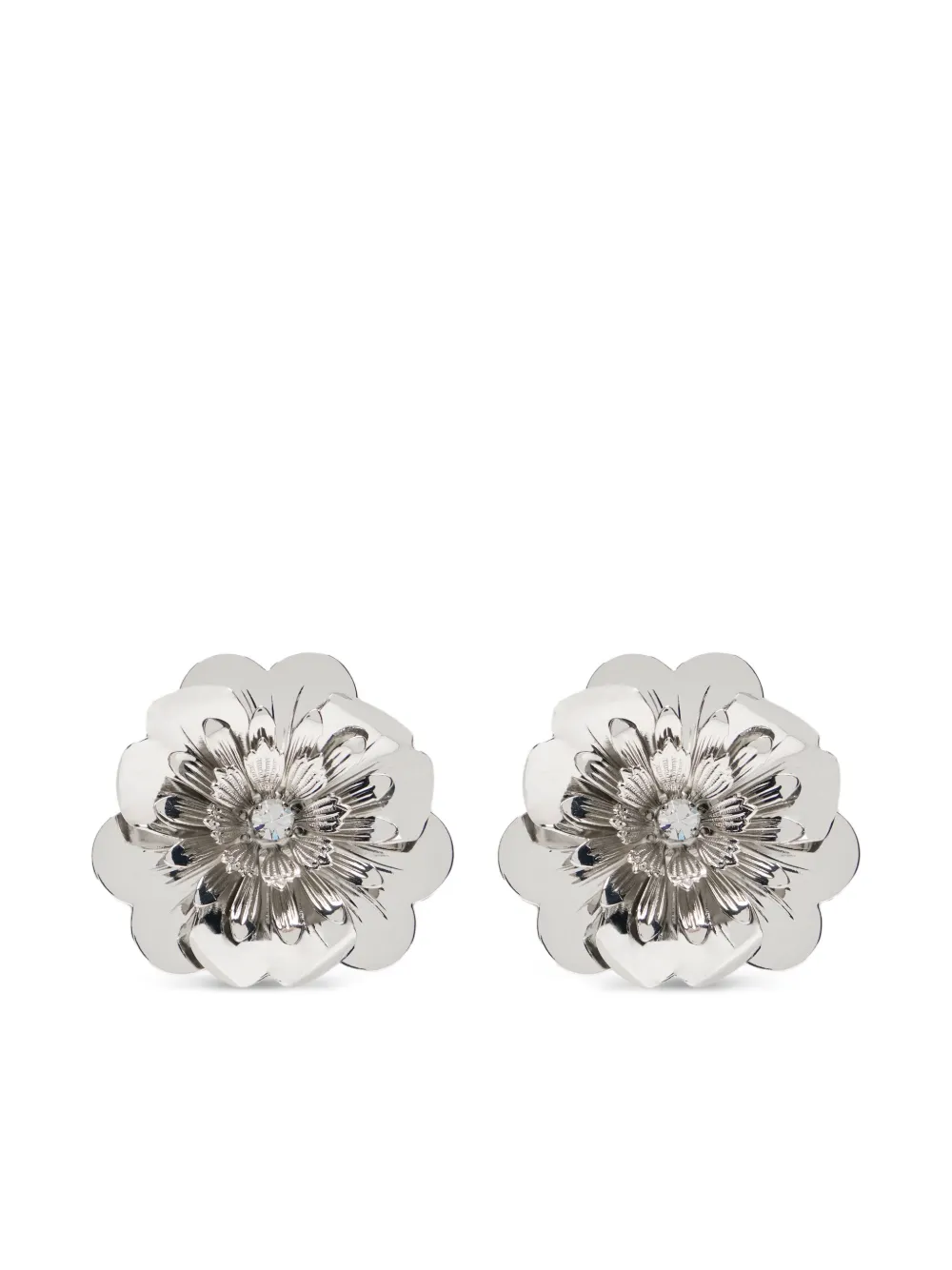 Blumarine Orecchini a fiore - Argento