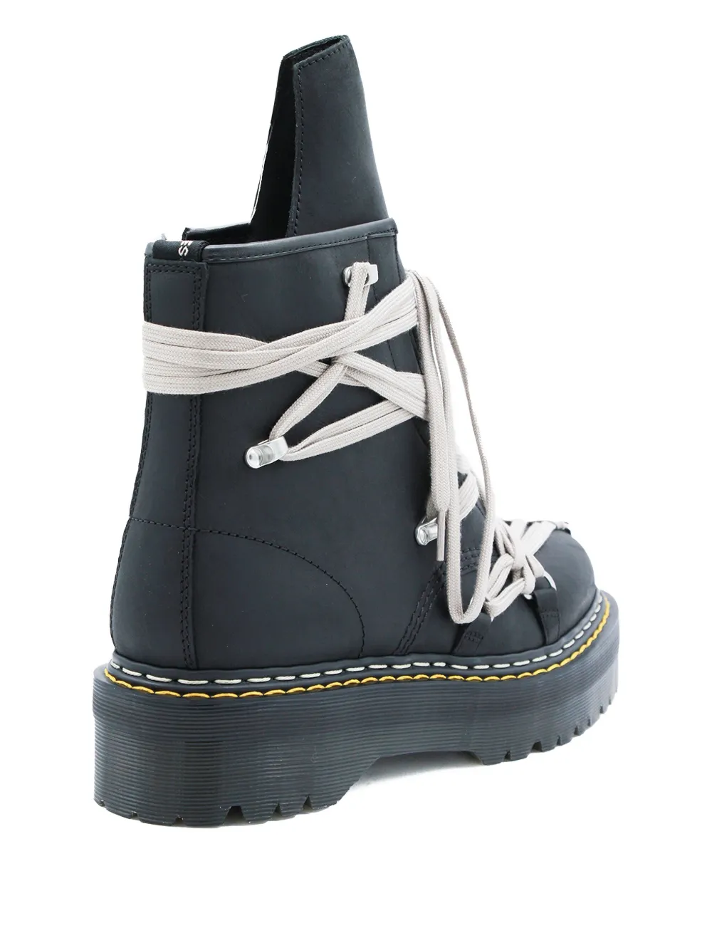 Dr. Martens x Rick Owens Laarzen met platform zool Zwart