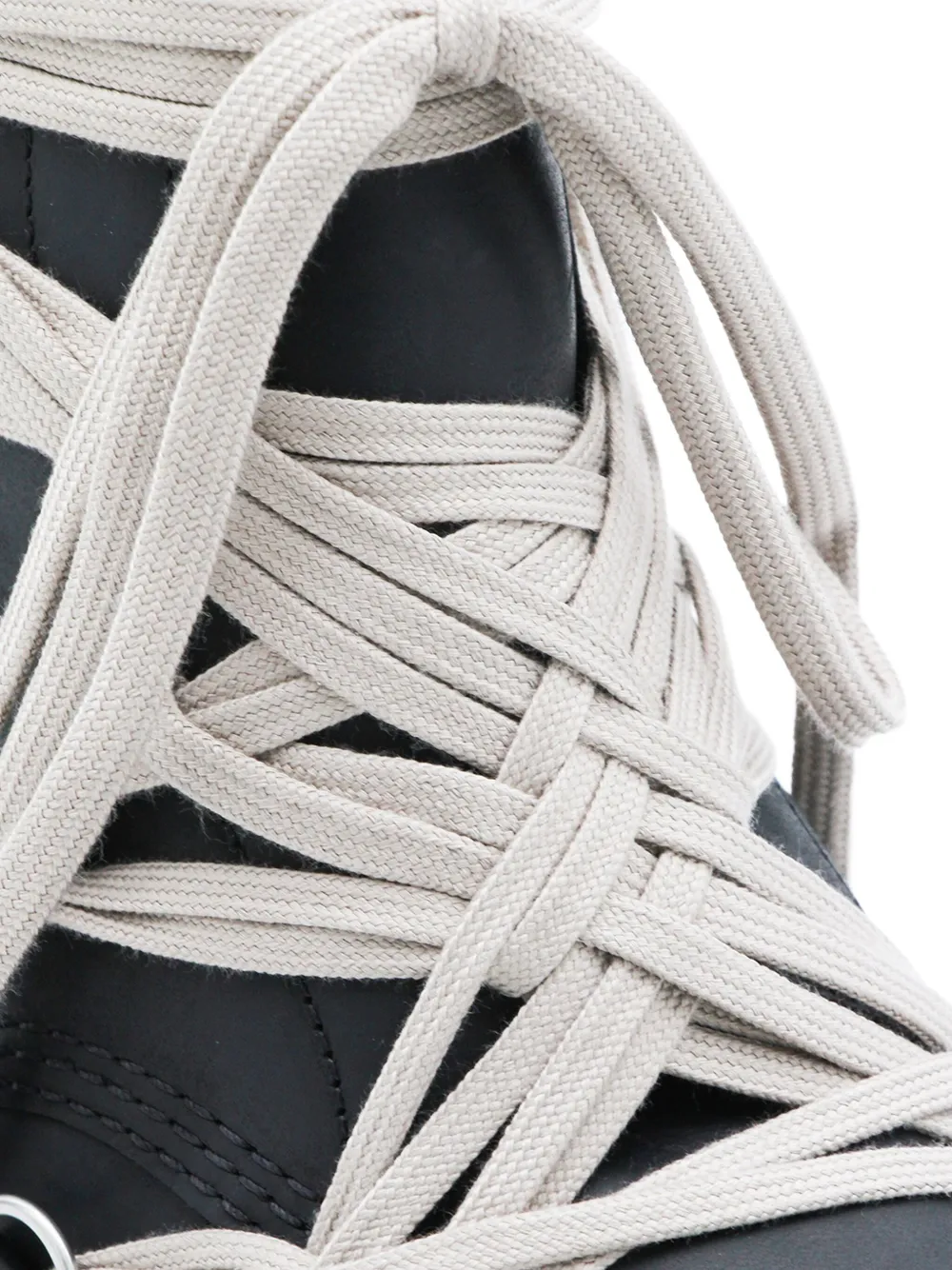 Dr. Martens x Rick Owens Laarzen met platform zool Zwart