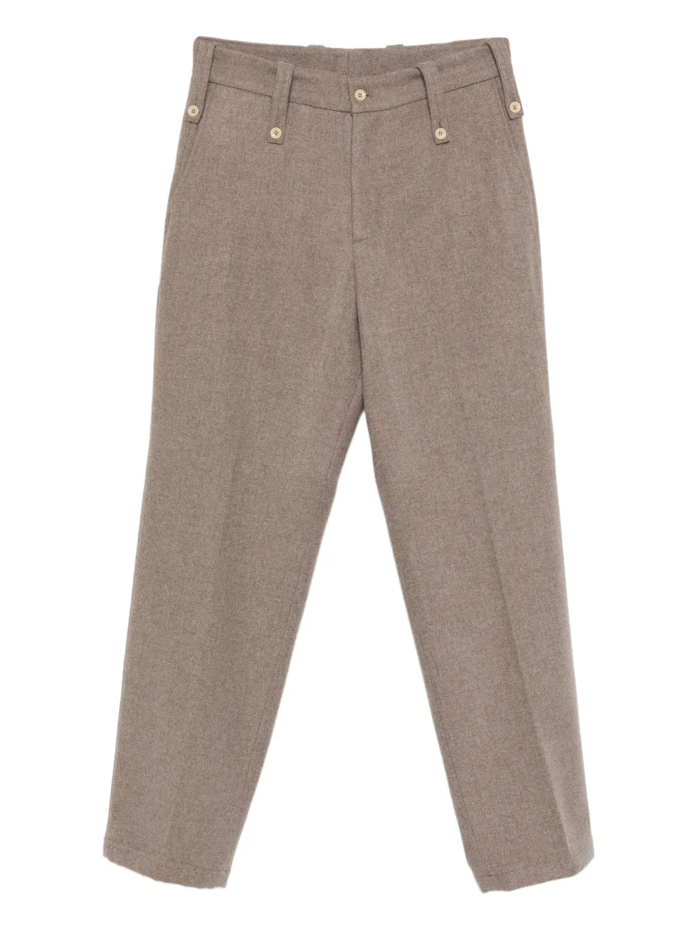 Paura Kyros button-fastening trousers | Grey | Image 1