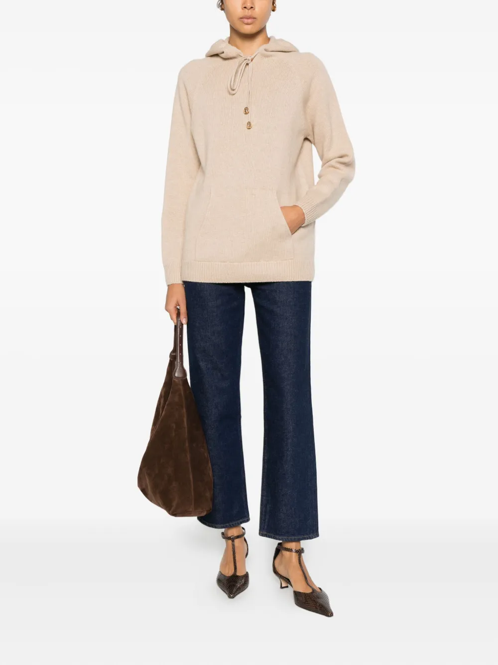 AGOLDE High-waist straight jeans - Blauw