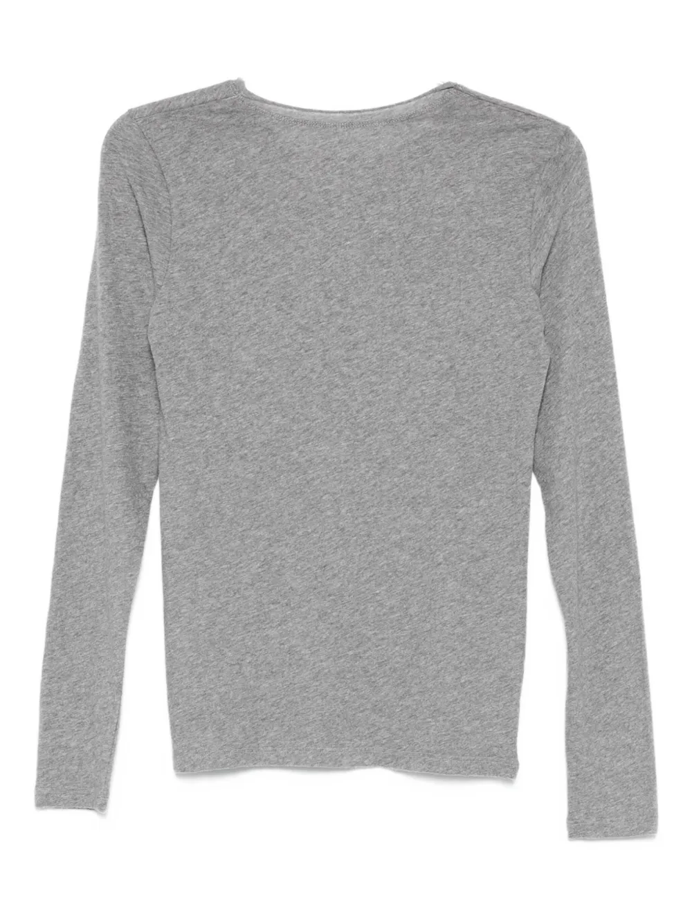 Majestic Filatures Top met lange mouwen Grijs
