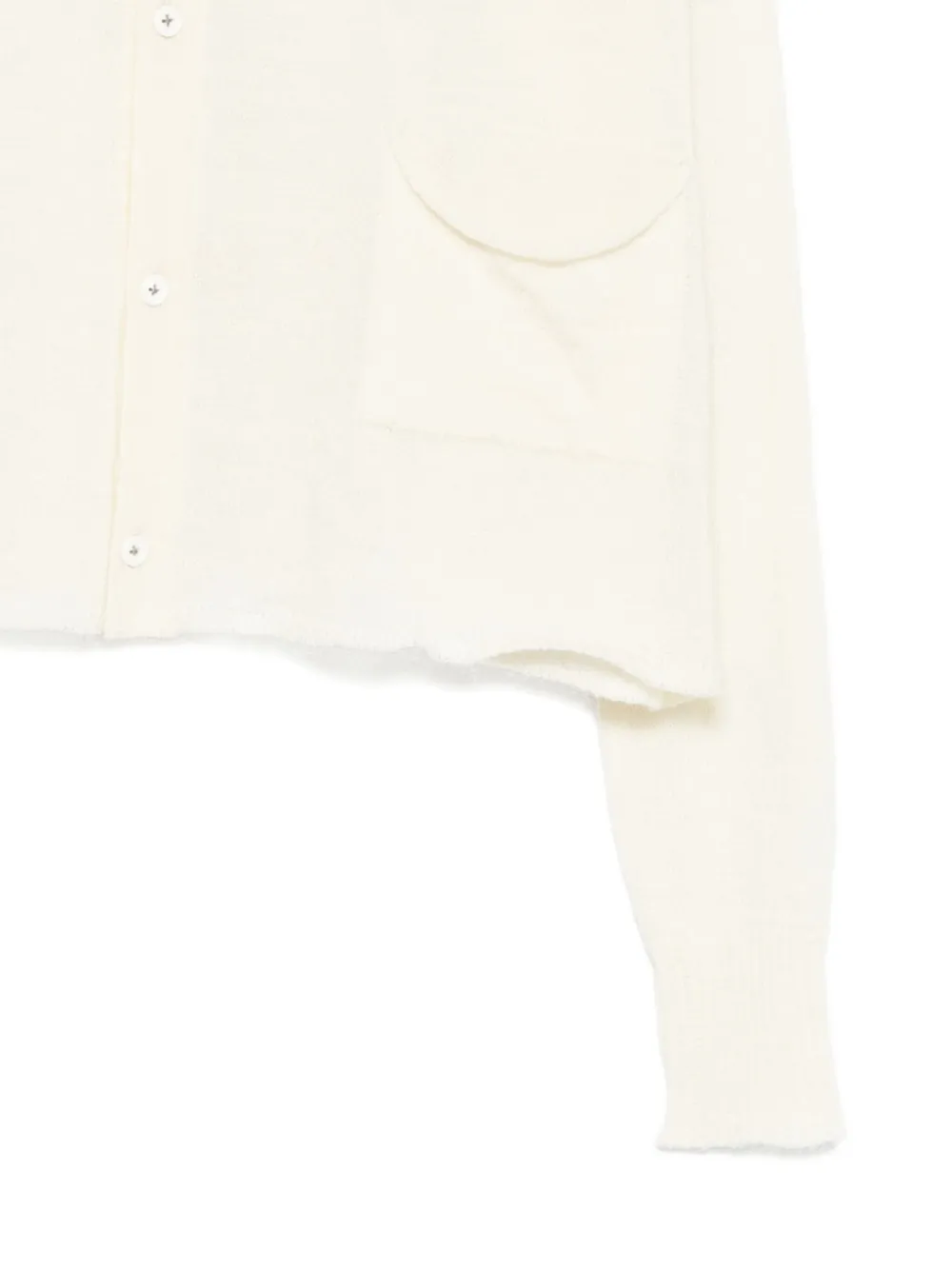 Pocket Button-Fastening Cardigan