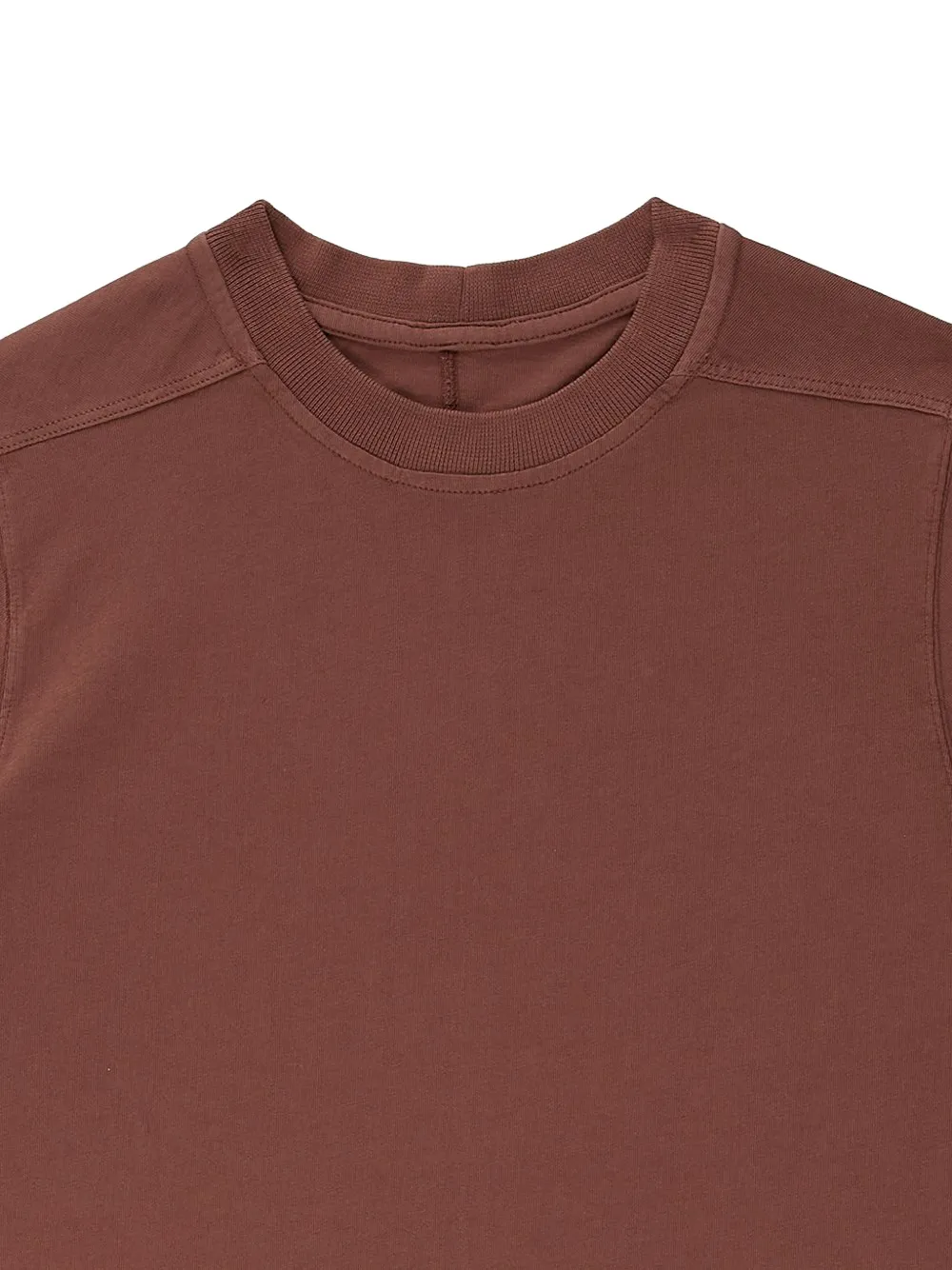 Rick Owens Kids T-shirt met ronde hals en naaddetail Bruin