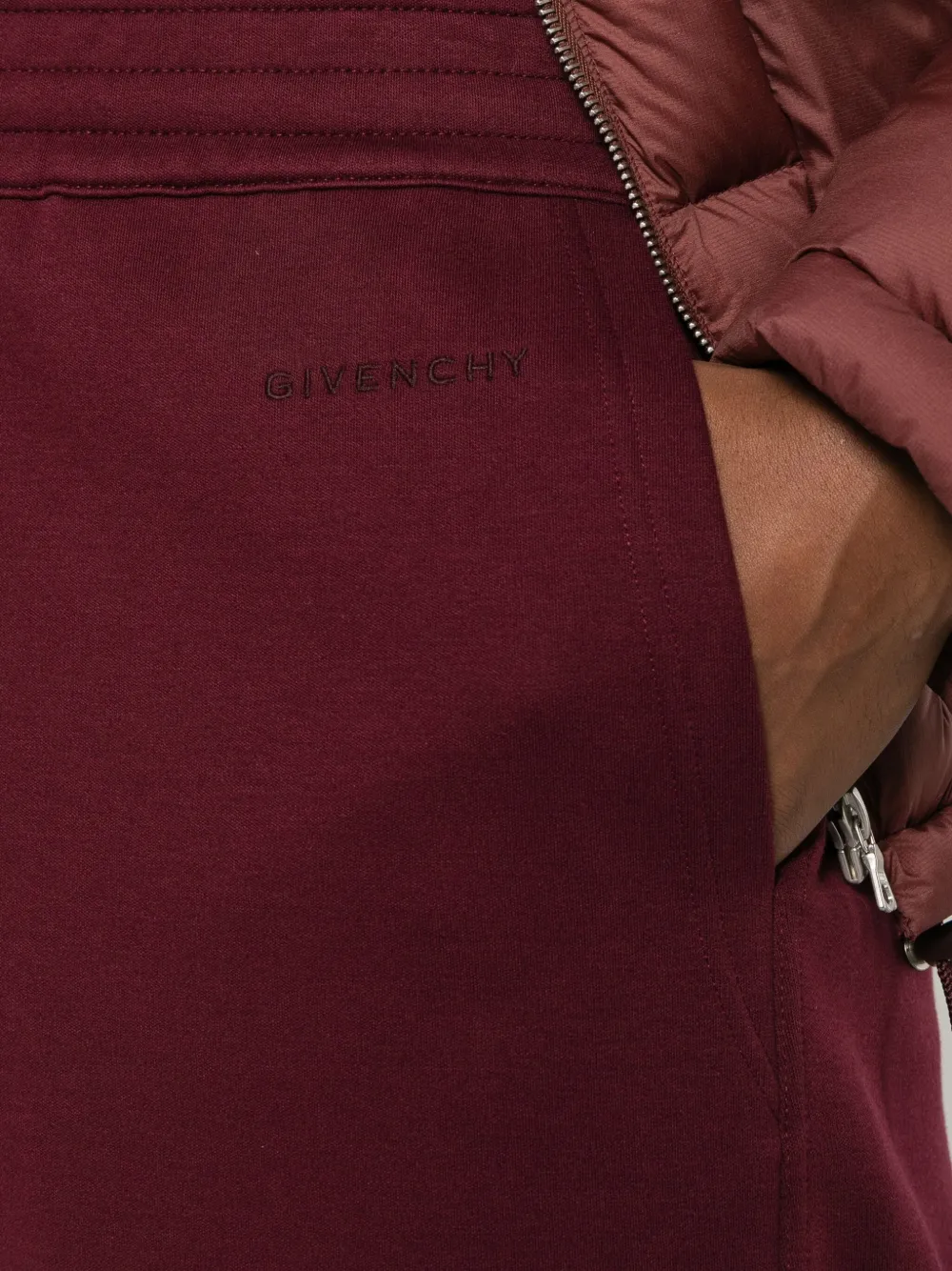 Givenchy Trainingsbroek met geborduurd logo Paars