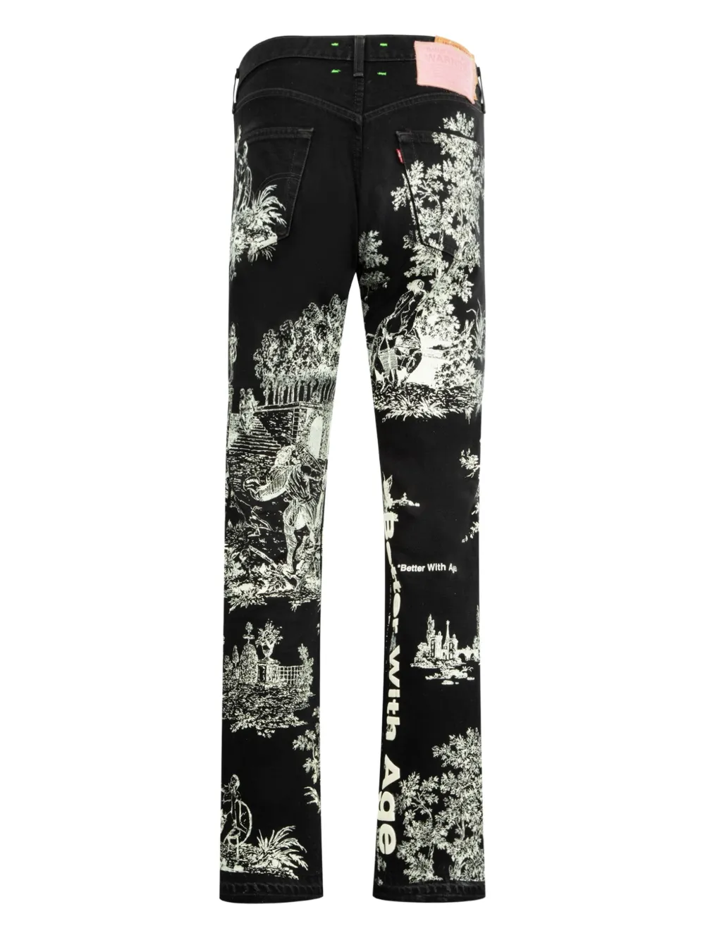 Better with Age  x Levi's 501 printed denim trousers | Regular-Fit & Straight Leg Pants | Image 2