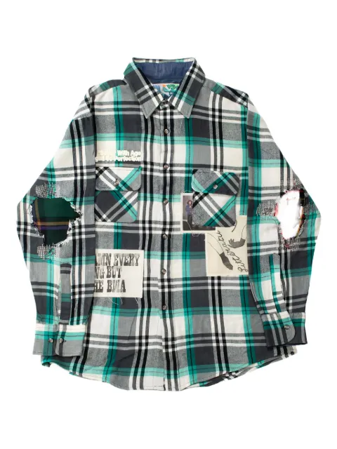 Better with Age  Muir Repair patch-detail shirt