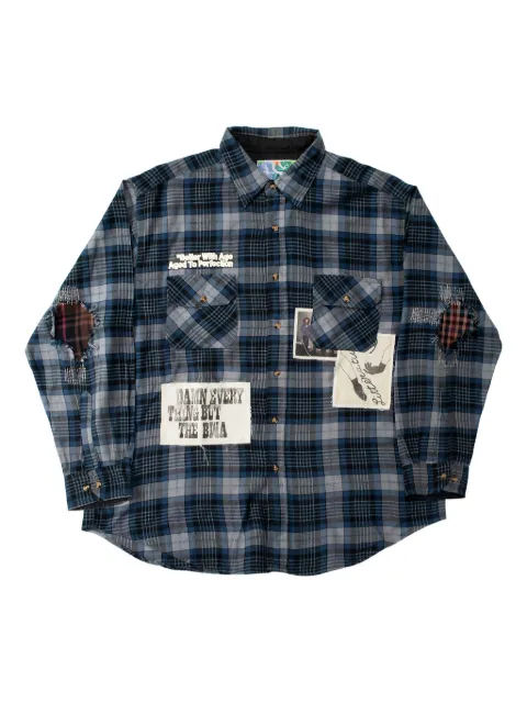 Better with Age  Muir Repair patch-detail shirt