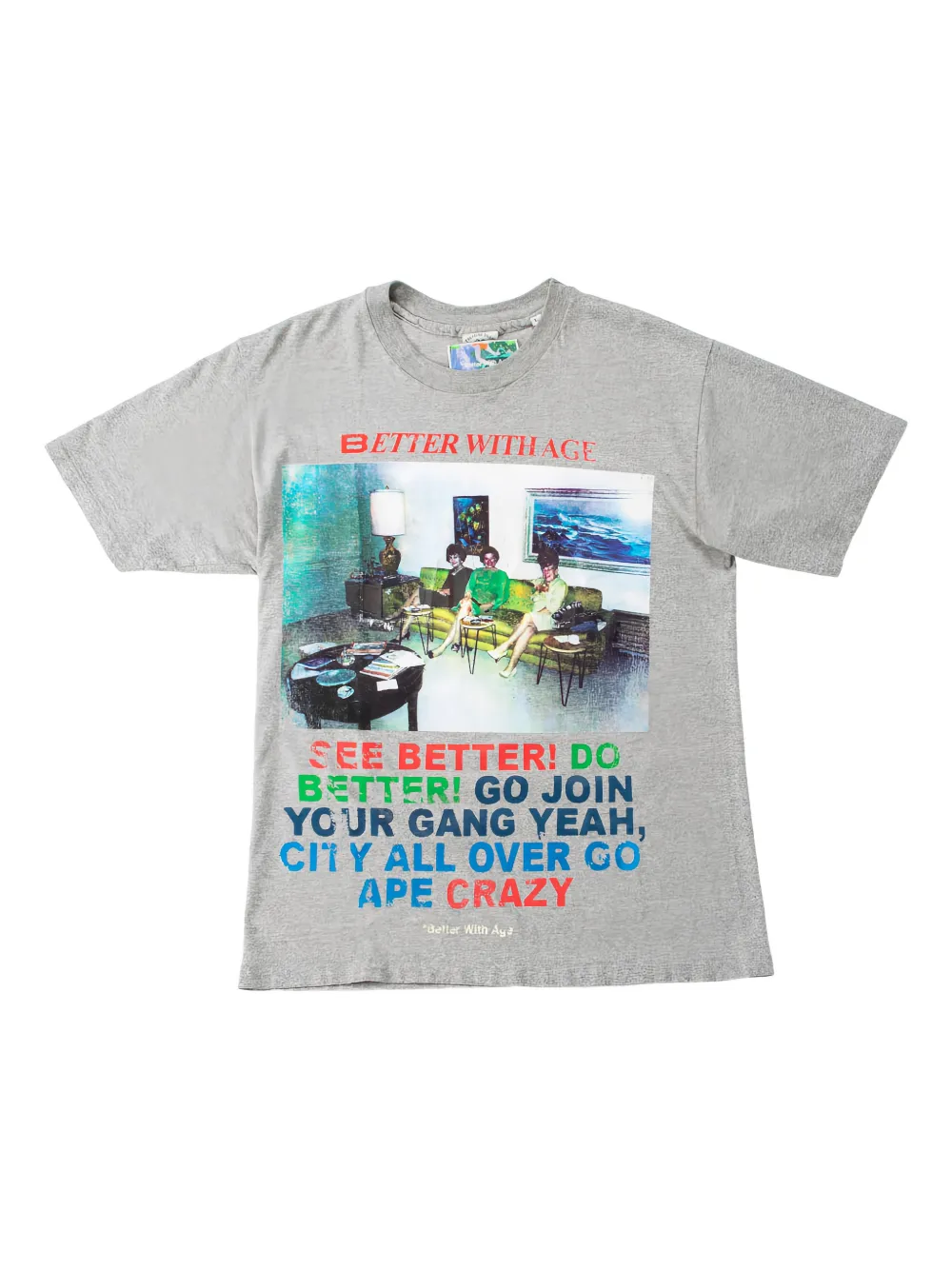 Better with Age  crew-neck T-shirt | Grey | Image 1