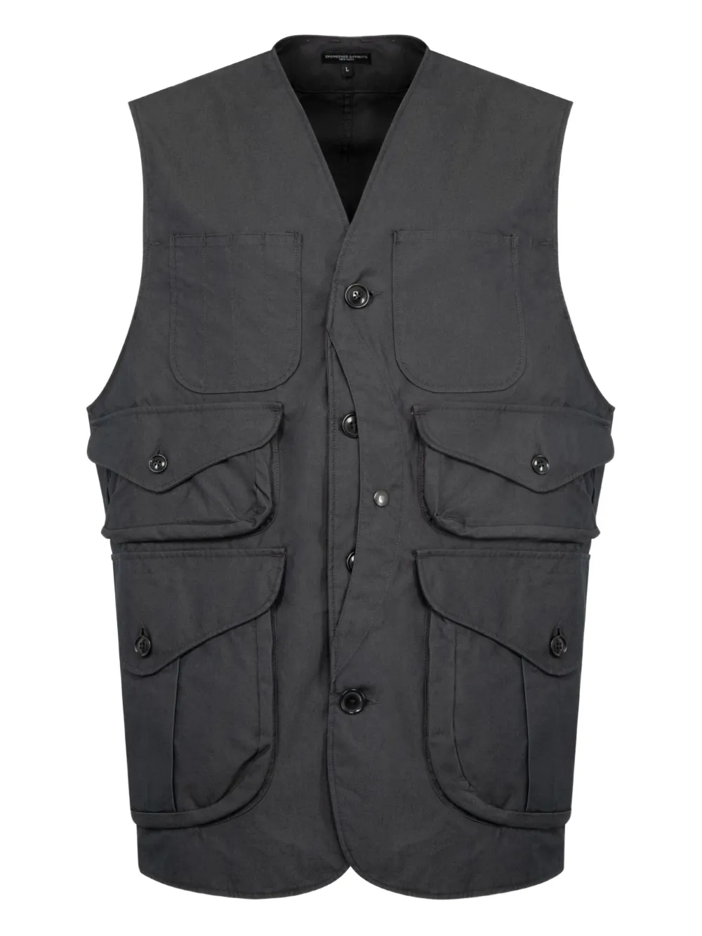 Engineered Garments Hunting buttoned-up gilet | Grey | Image 1