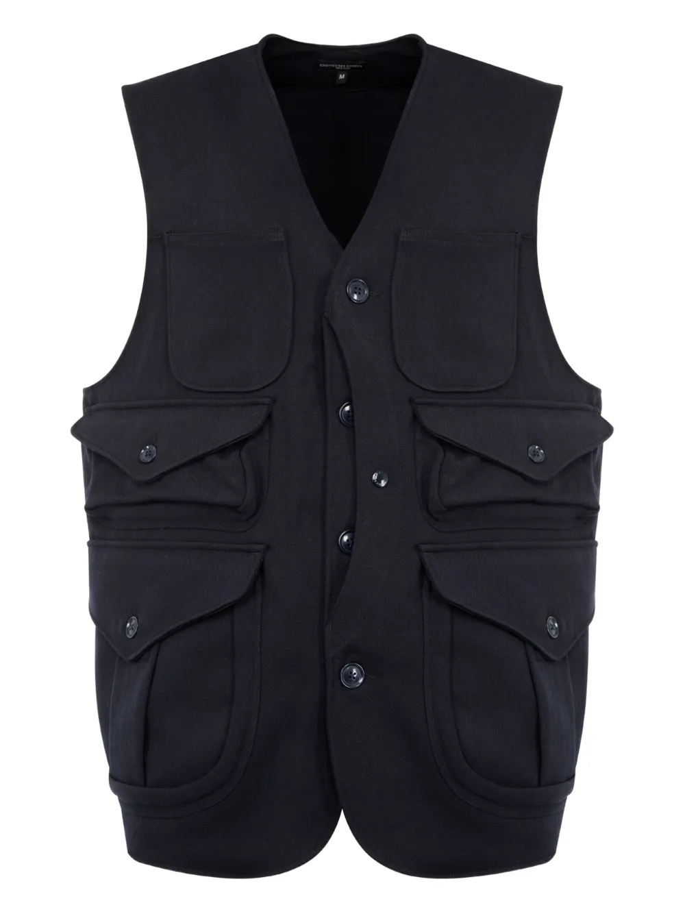 Engineered Garments Hunting multi-pocket gilet | Blue | Image 1