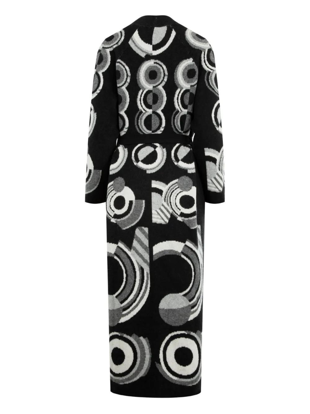 Sonia Belted Patterned Cardigan