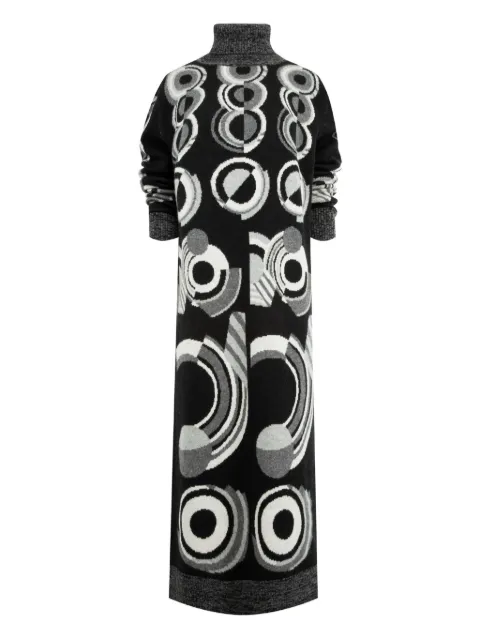 Libertine Sonia turtleneck patterned midi dress