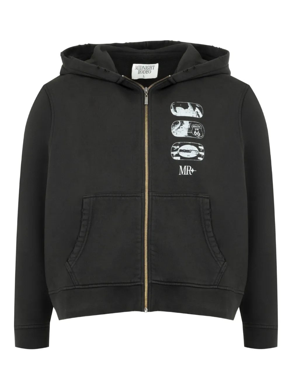 MIDNIGHT RODEO  Auto Full zip-up hoodie | Black | Image 1