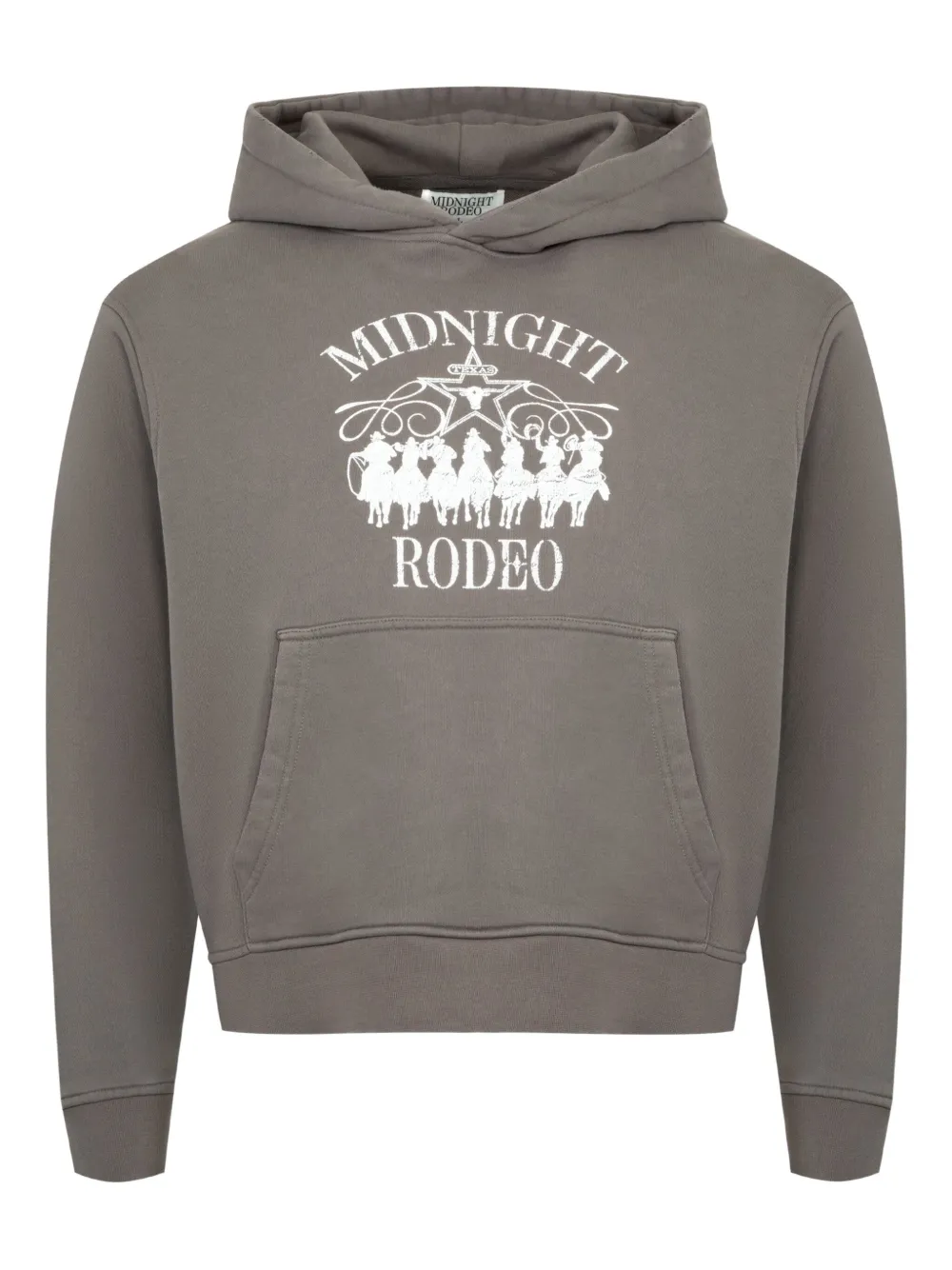 Midnight Rodeo Graphic-print Hoodie In Gray