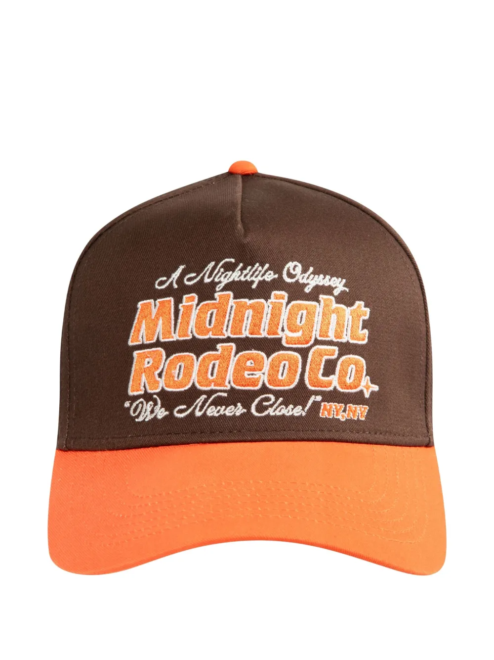 Midnight Rodeo Nightlife Odyssey Trucker Hat In Brown
