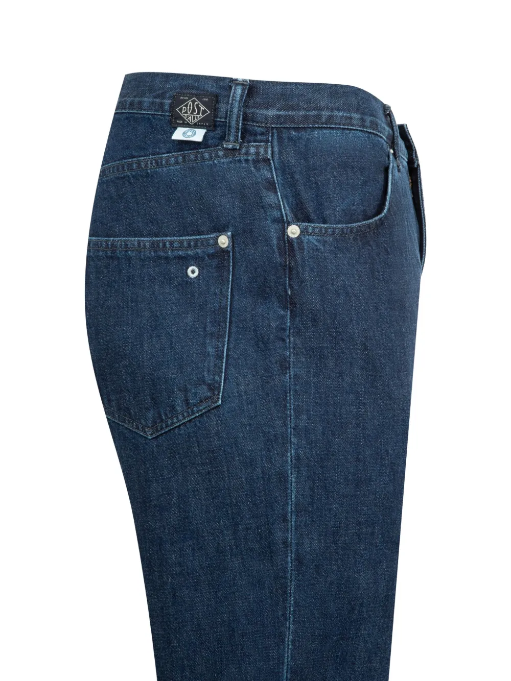 Post O'alls Buttoned-fastening Trousers In Blue