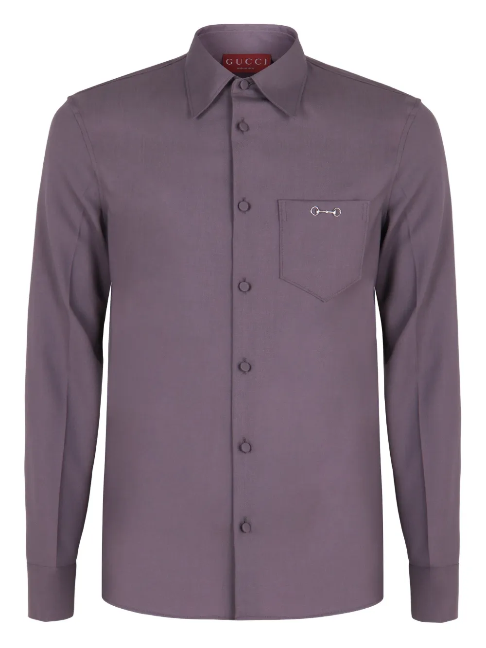 Gucci ポケット シャツ - パープル Gucci ポケット シャツ - パープル