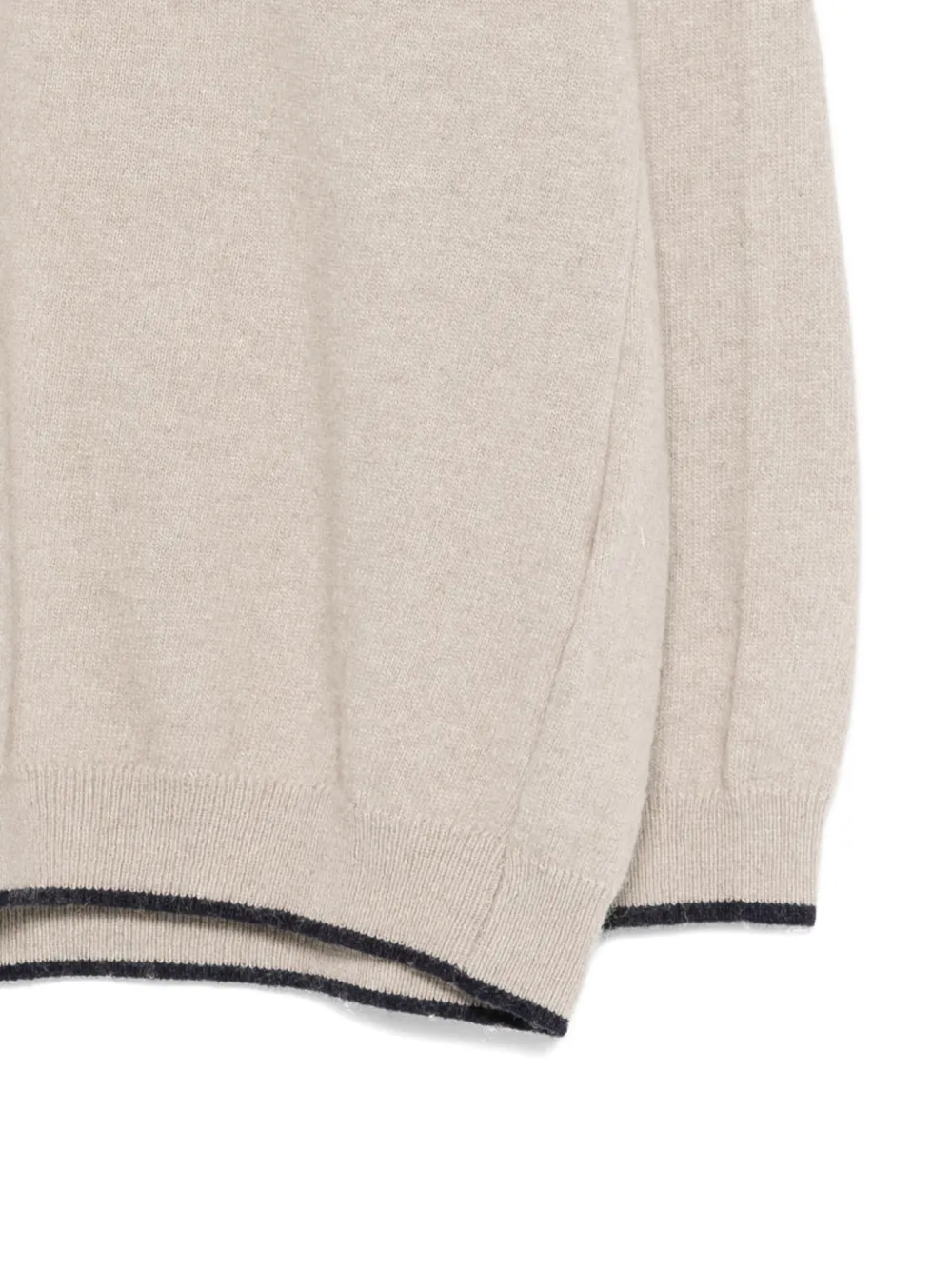 North Sails Logo Crew-neck Sweater In Neutral