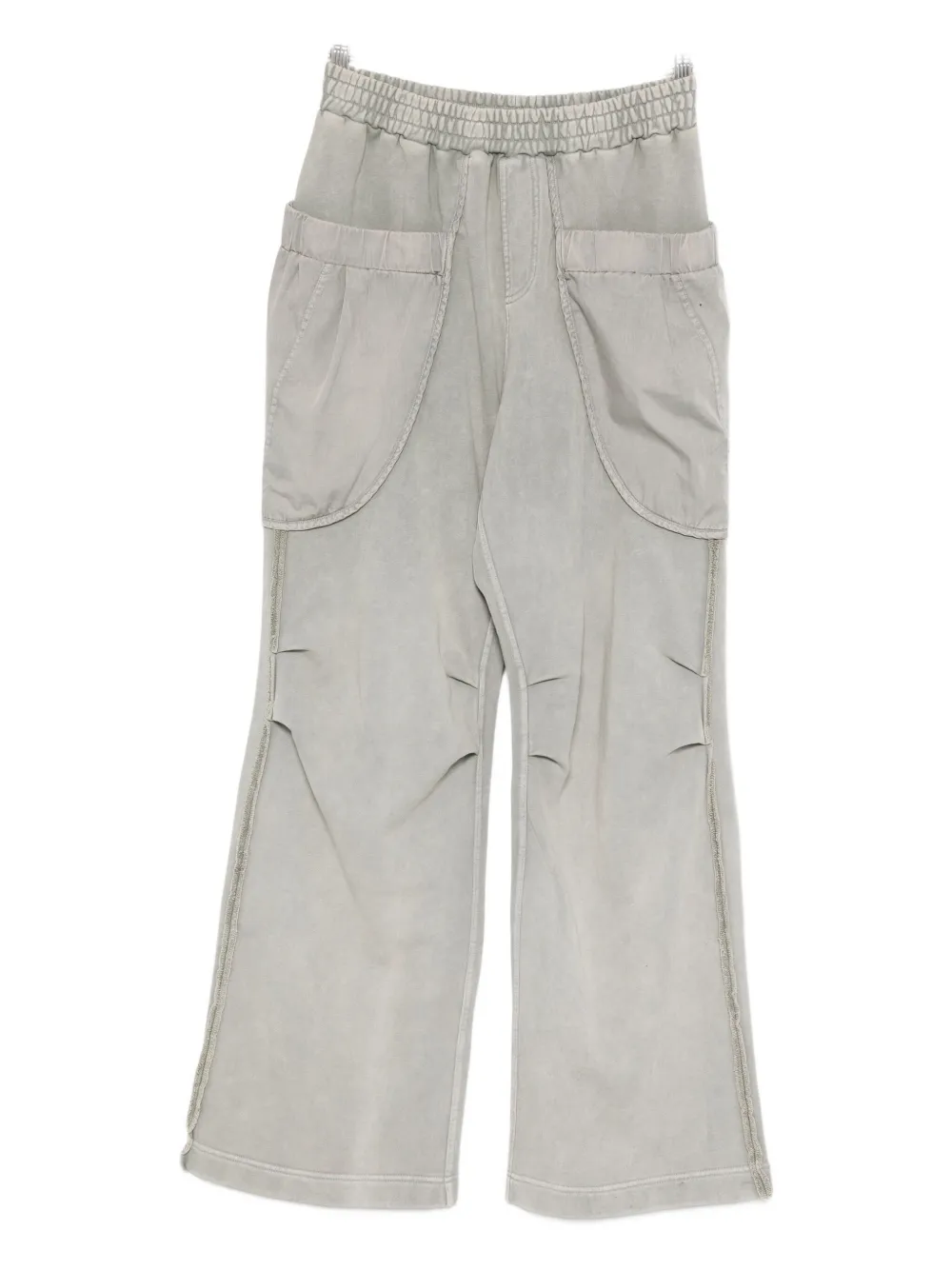 Andersson Bell Layered Track Pants In Gray