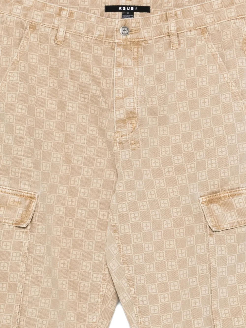 Ksubi Fugitive cargo broek Beige