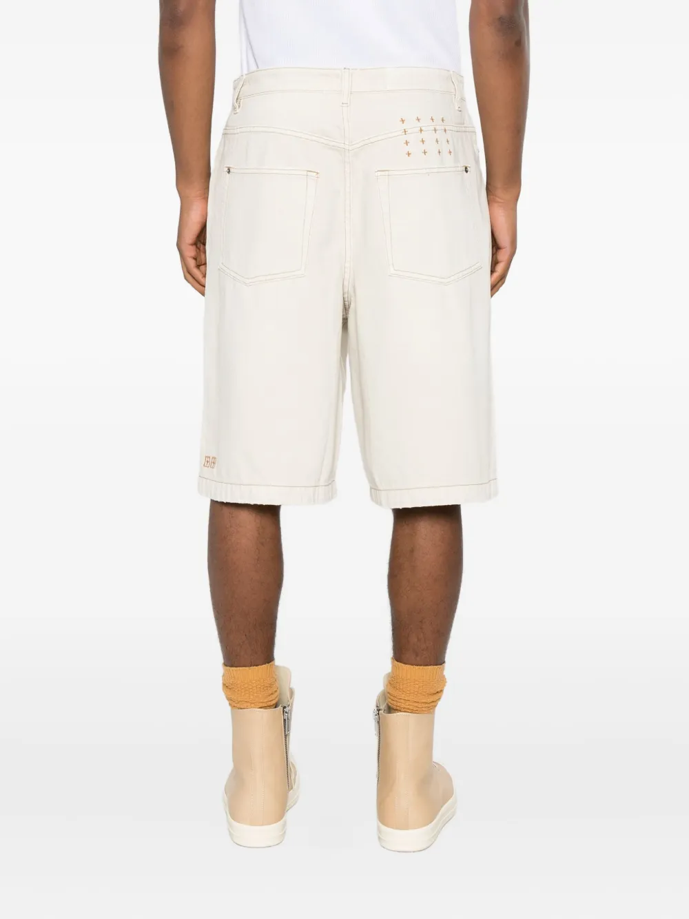 Ksubi Maxx shorts met borduurwerk Wit