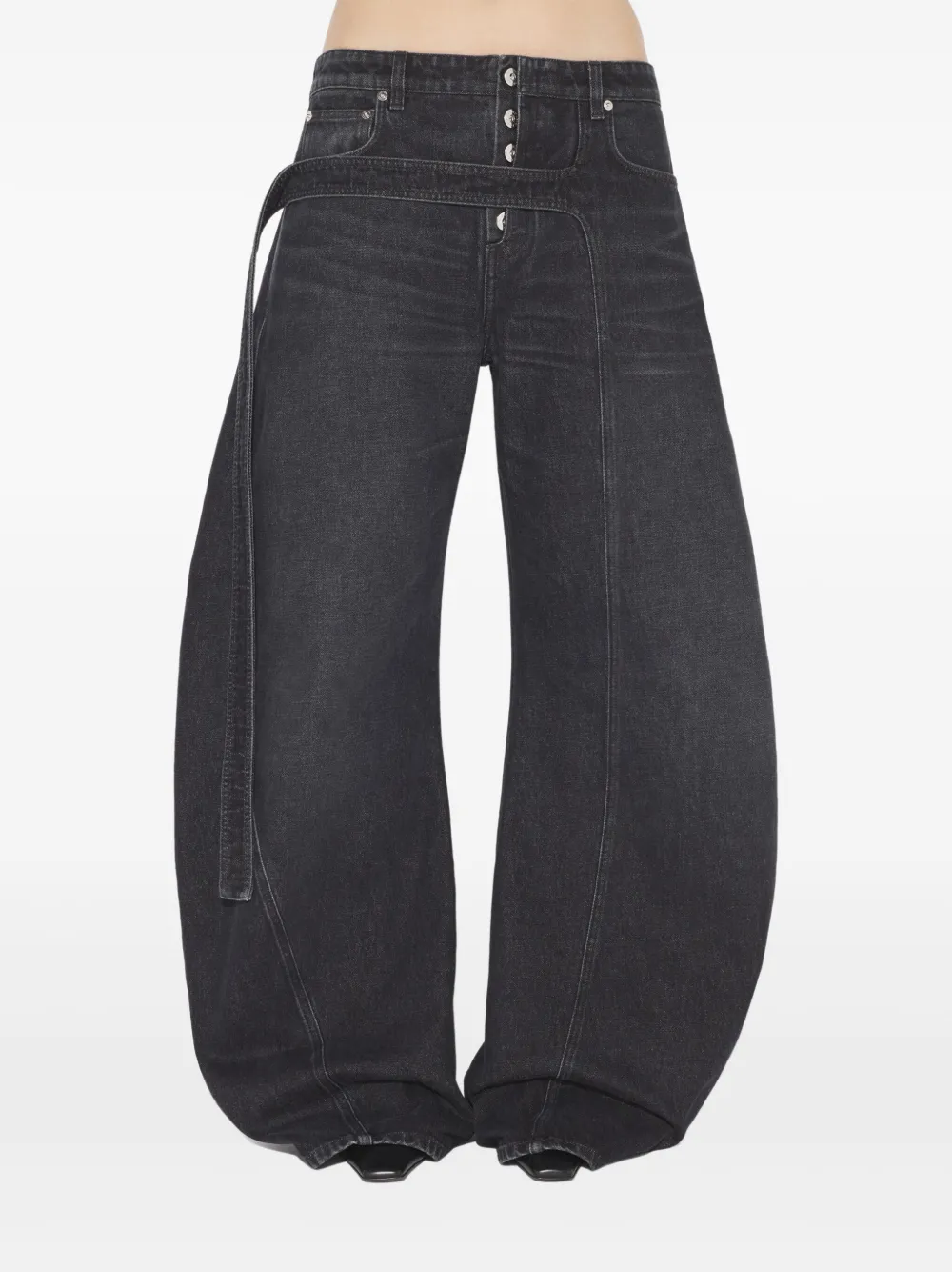 Jean Paul Gaultier strap detail trousers | Black | Image 1