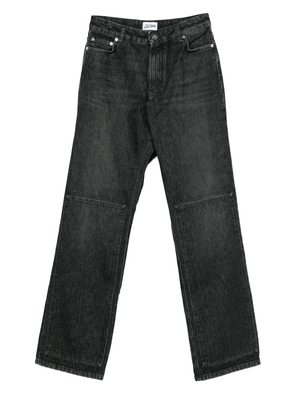 Jean Paul Gaultier Jeans con dettaglio cut-out - Nero