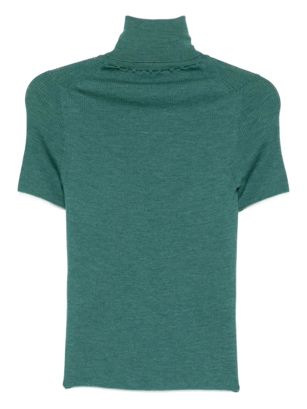 Rochas turtleneck logo-patch top | T-Shirts | Image 2