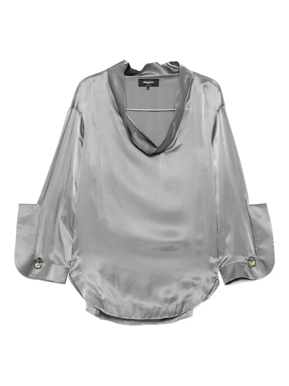 Rochas cuff-detail blouse | Grey | Image 1