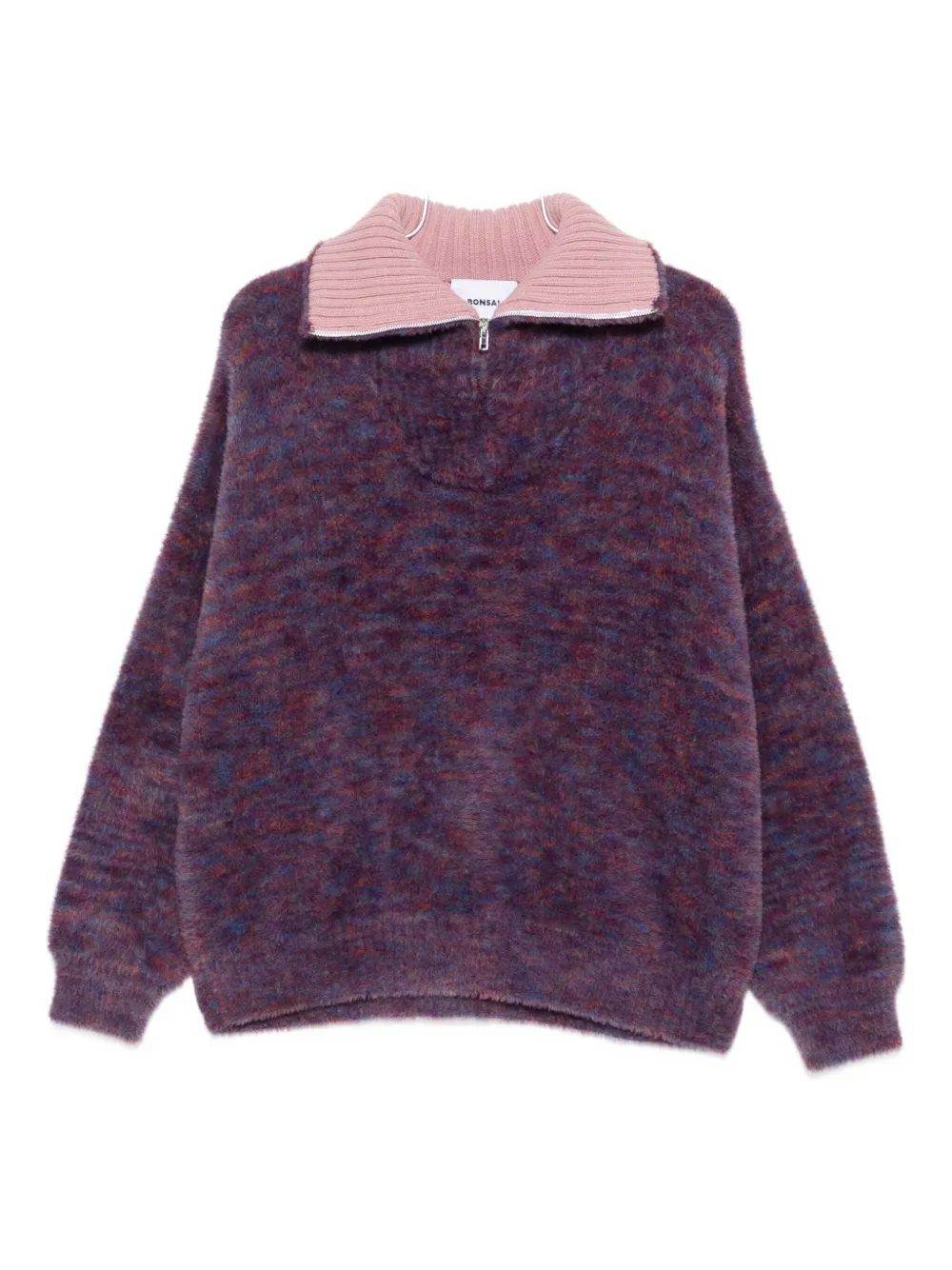 Bonsai half-zip sweater - Viola