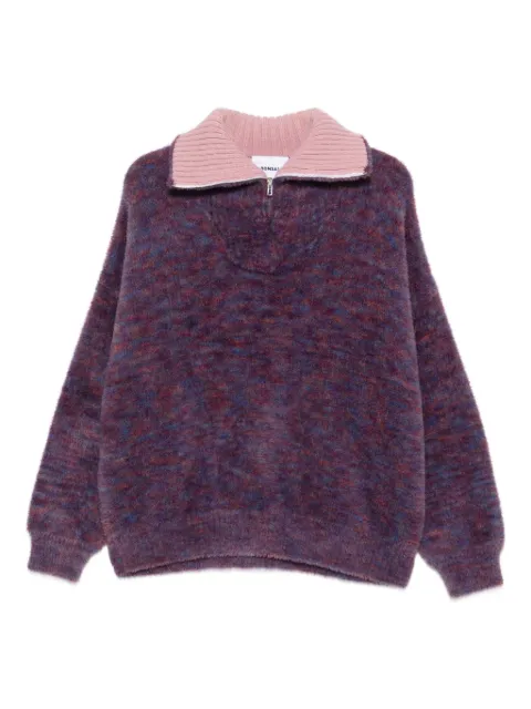 Bonsai suéter con medio cierre