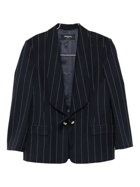 Rochas pinstriped tied blazer