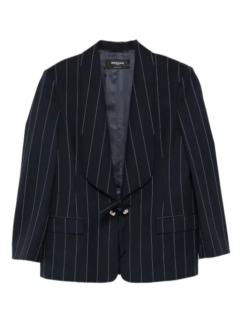 Rochas pinstriped tied blazer