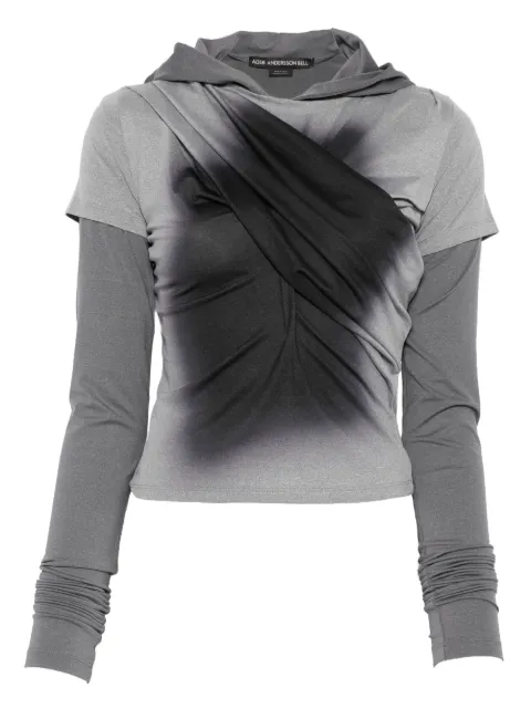 Andersson Bell gathered jersey hoodie