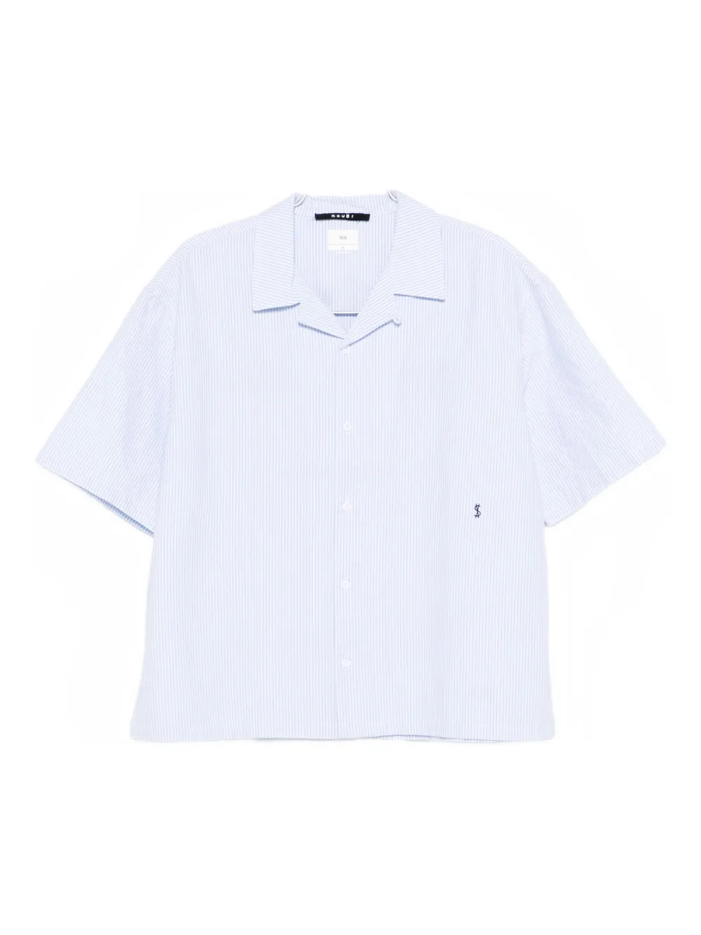 Ksubi Caring Diner Striped Short-sleeve Shirt In Blue