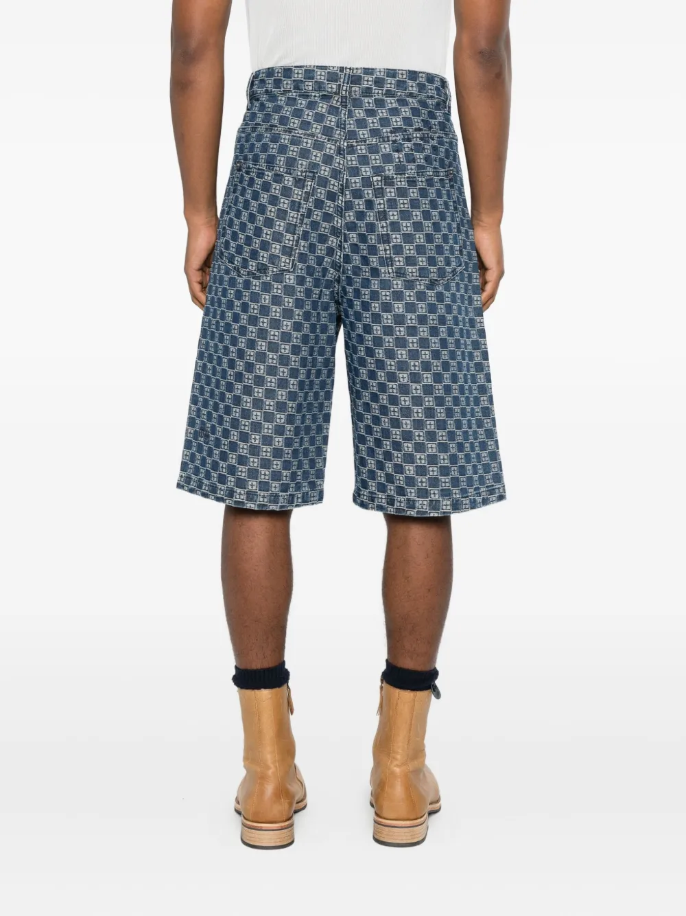 Ksubi Klassic shorts met patroon Blauw